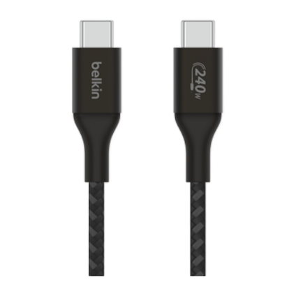 Кабель с оплёткой Belkin BoostCharge USB-C (USB 2.0) (2 м) (CAB015)