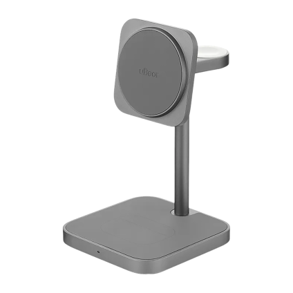 Зарядная станция MagSafe uBear Evoke для iPhone, Apple Watch и AirPods (Qi2.2)