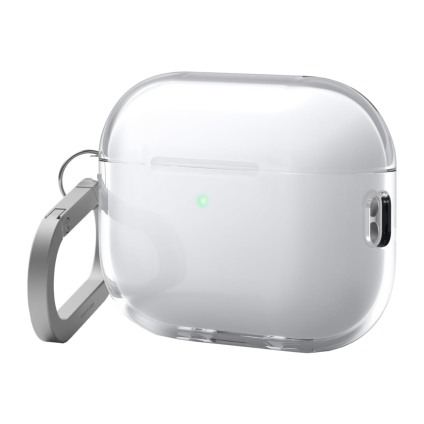 Прозрачный чехол с карабином elago Clear Hang Case для AirPods Pro 3