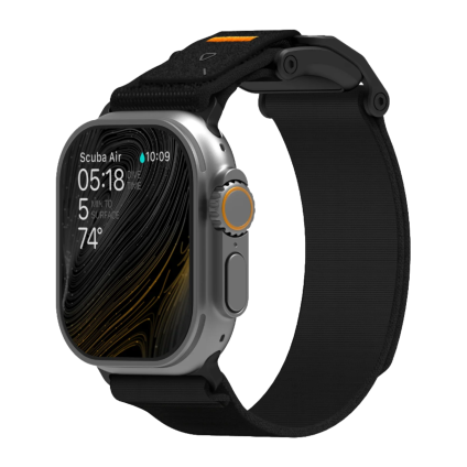 Нейлоновый браслет Aulumu A11 Mag Buckle Slim Band для Apple Watch 44, 45, 46 мм, Ultra и Ultra 2