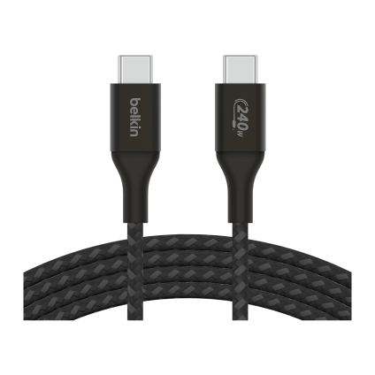 Кабель с оплёткой Belkin BoostCharge USB-C (USB 2.0) (1 м) (CAB015)