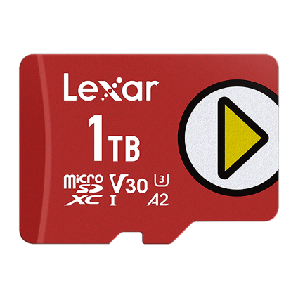 Карта памяти Lexar PLAY microSDXC UHS-I 1 ТБ (U3, V30, A2)