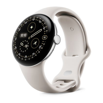 Умные часы Google Pixel Watch 4, 41 мм, Wi-Fi, ремешок фарфорового цвета (версия Global)