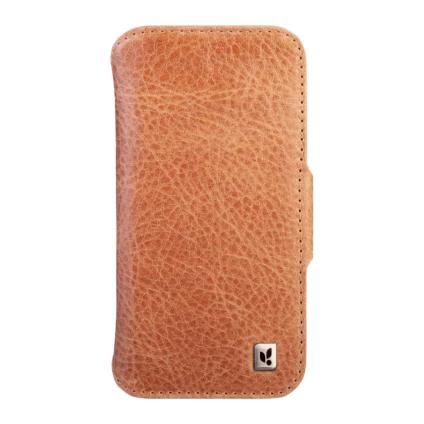 Кожаный чехол-книжка MagSafe с бумажником Vaja Wallet Pull-Up V-Mag для iPhone 17 Pro Max
