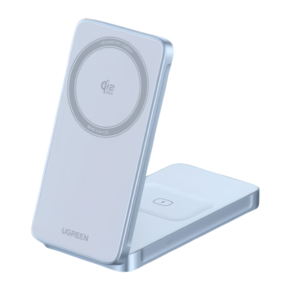 Складная зарядная станция MagSafe Ugreen MagFlow для iPhone и AirPods (Qi2) (W756)