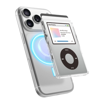 Прозрачный чехол-бумажник MagSafe elago Classic Monthly Retro iPod Clear Card Pocket