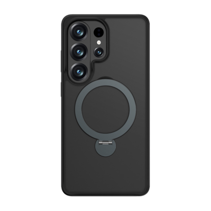 Прозрачный чехол MagSafe с подставкой Benks Mist для Samsung Galaxy S26 Ultra