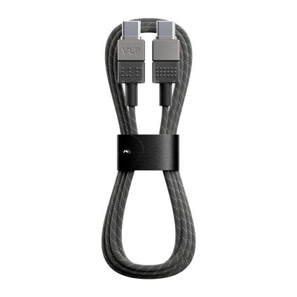Кабель с оплёткой и ремешком VLP NEO Phantom USB-C (USB 2.0) (1,5 м)