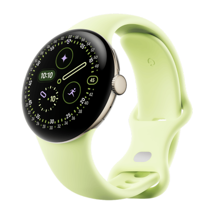 Умные часы Google Pixel Watch 4, 41 мм, Wi-Fi + LTE, ремешок цвета «лемонграсс» (версия Global)