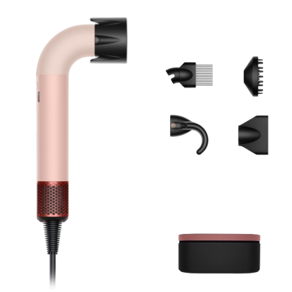 Фен Dyson HD17 Supersonic r Straight+Wavy Gift Edition (Ceramic Pink/Rose Gold) (2025)