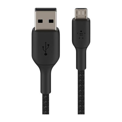 Кабель с оплёткой Belkin BoostCharge USB-A — Micro-USB-A (1 м) (CAB007)