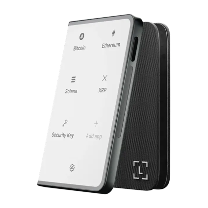 Аппаратный криптовалютный кошелёк Ledger Stax с чехлом Magnet Shell