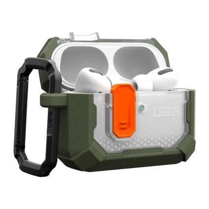 Термополиуретановый чехол с карабином и защёлкой UAG Plasma для AirPods Pro 3