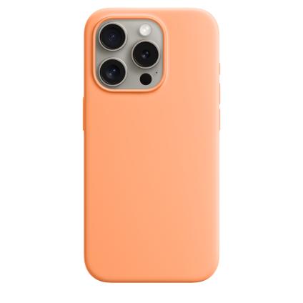 Силиконовый чехол MagSafe Apple Silicone Case для iPhone 15 Pro