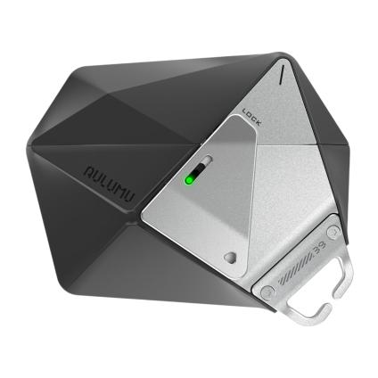 Термополиуретановый чехол с ремешком и защёлкой Aulumu A39 Geometric Case для AirPods Pro 3