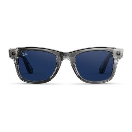 Умные очки Ray-Ban Wayfarer (Gen 2) (Shiny Transparent Grey/Sapphire Transitions)