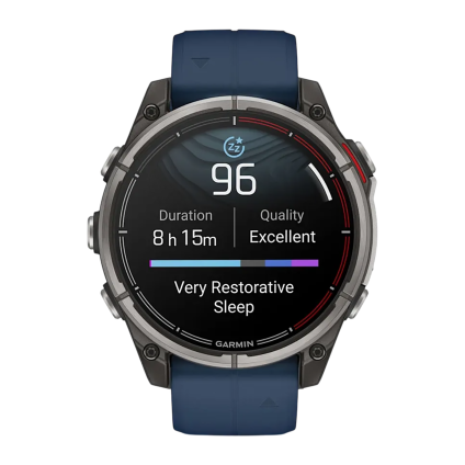 Спортивные часы Garmin quatix 8, AMOLED, 47 мм, силиконовый ремешок