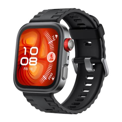 Умные часы HUAWEI WATCH FIT 4 Pro Black, ремешок из фторэластомера (версия Global)