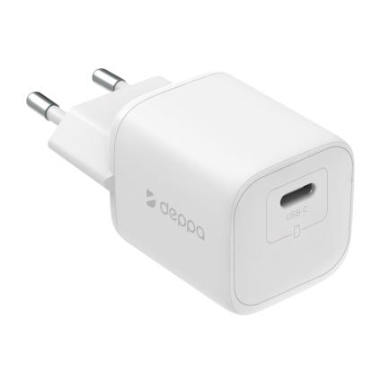 Сетевое зарядное устройство Deppa мощностью 20 Вт (USB-C) (GaN)
