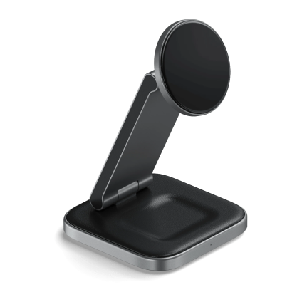 Складная зарядная станция MagSafe Satechi Charging Stand для iPhone, Apple Watch и AirPods