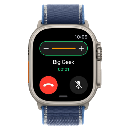 Apple Watch Ultra 3, 49 мм, 
ремешок Trail синий (2025) S/M