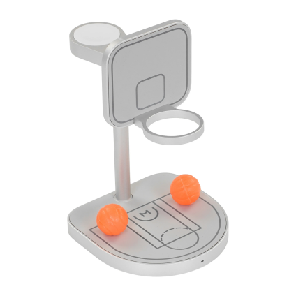 Зарядная станция MagSafe Magssory Basketball для iPhone, Apple Watch и AirPods (Qi2)
