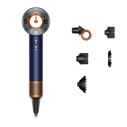 Фен Dyson HD16 Supersonic Nural Hair Dryer Straight+Wavy (Prussian Blue/Rich Copper) (2025)