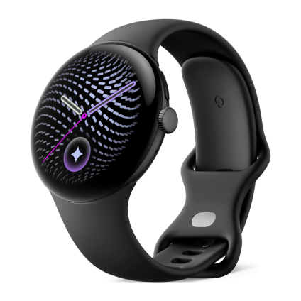 Умные часы Google Pixel Watch 5, 45 мм, Wi-Fi, чёрный ремешок