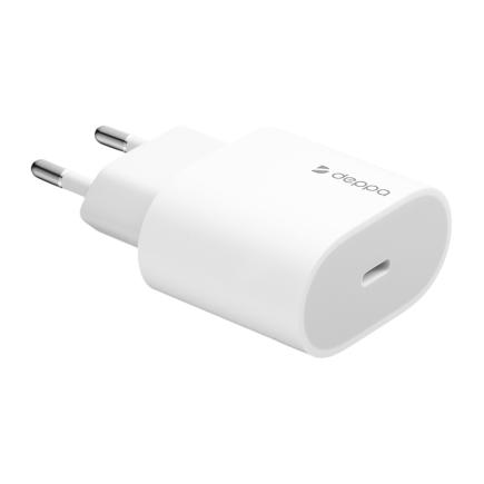 Сетевое зарядное устройство Deppa Original мощностью 20 Вт (USB-C)