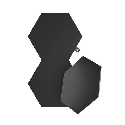 Дополнительные модули для умной светодиодной панели Nanoleaf Shapes Limited Edition Ultra Black Hexagons Expansion Pack (комплект — 3 шт.)