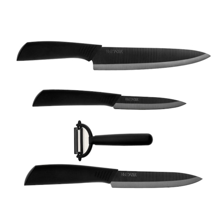 Набор керамических кухонных ножей Xiaomi Huo Hou (комплект — 4 шт.) (HU0010)