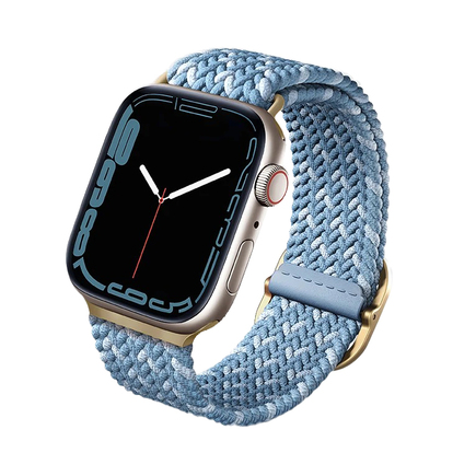 Плетёный браслет из волокна Weavex с цельной пряжкой Uniq Aspen DE для Apple Watch 38, 40 и 41 мм