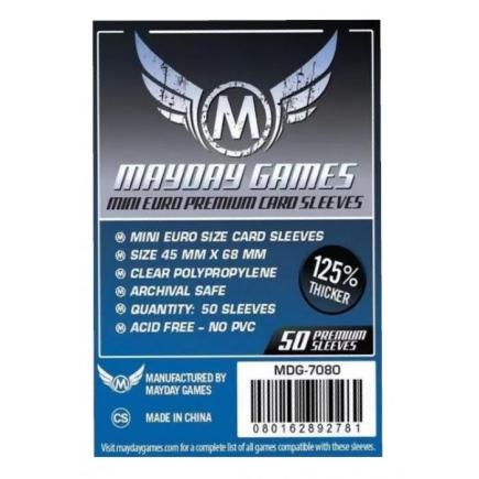 Протекторы для карт Mayday Games «Премиум» (45x68 мм) (комплект — 50 штук)
