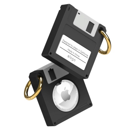 Силиконовый брелок с карабином elago Floppy Disk Case для AirTag