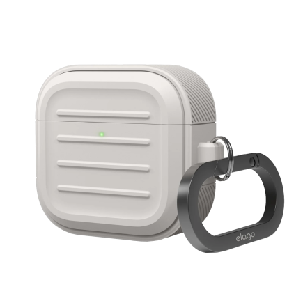 Силиконовый чехол с карабином elago Armor Hang Case для AirPods 4