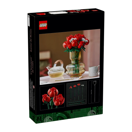 Конструктор — букет роз LEGO Icons Botanical Collection (#10328) - фото 1