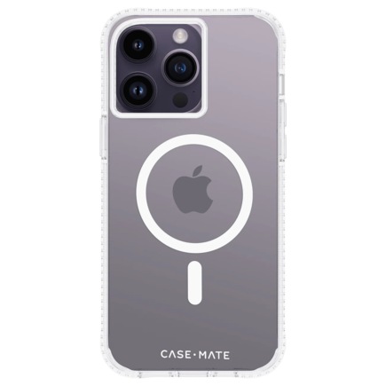 Гибридный чехол с поддержкой MagSafe Case-Mate Tough Clear Plus Case для iPhone 14 Pro Max