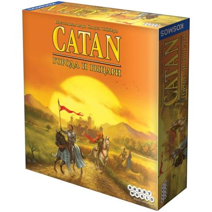 Настольная игра — Catan: Города и рыцари (2024) (дополнение) (серия «Играть интересно!»)