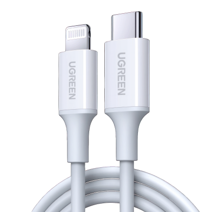 Кабель Ugreen USB-C — Lightning (0,5 м) (US171)