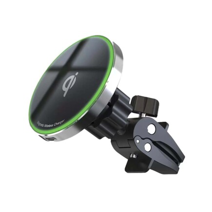 Автомобильный MagSafe-держатель с беспроводной зарядкой на вентиляционную решётку Dunobil Fix Magnet
