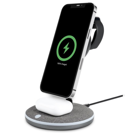 Зарядная станция с поддержкой MagSafe ttec AirCharger Trio M для iPhone, AirPods и Apple Watch - фото 2