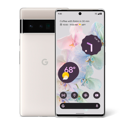 Смартфон Google Pixel 6 Pro 256 ГБ («Белое облако» | Cloudy White) (версия Global)