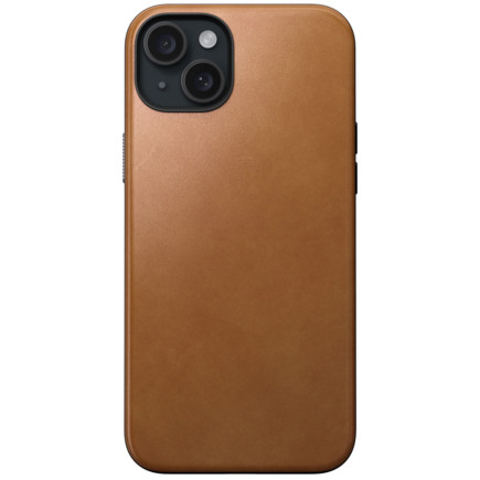 Кожаный чехол с поддержкой MagSafe Nomad Modern Leather Case для iPhone 15 Plus