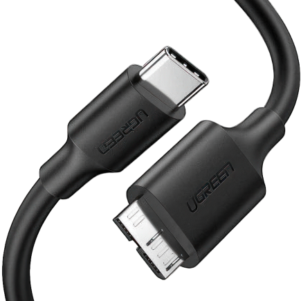 Кабель Ugreen USB-C — Micro-USB-B 3.0 (1 м) (US312)