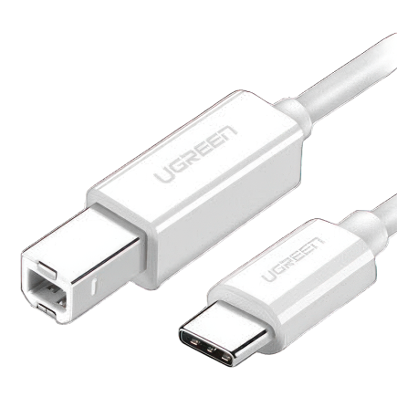 Кабель Ugreen USB-C — USB-B (1,5 м) (US241)