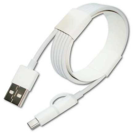Кабель Xiaomi Mi Micro-USB, USB-C — USB-A (1 м) (SJX02ZM, EAC — Global)