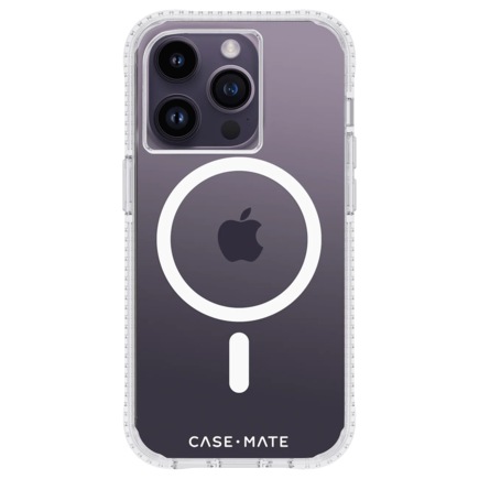 Гибридный чехол с поддержкой MagSafe Case-Mate Tough Clear Plus Case для iPhone 14 Pro