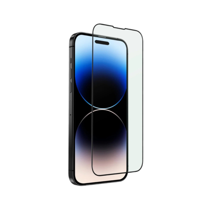 Защитное стекло с фильтром синего света и установочной рамкой Uniq Optix VisionCare для iPhone 14 Pro и 15 (дизайн 2023)
