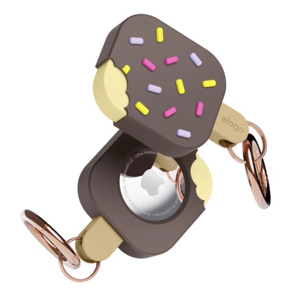 Силиконовый брелок с карабином elago Ice Cream Case для AirTag