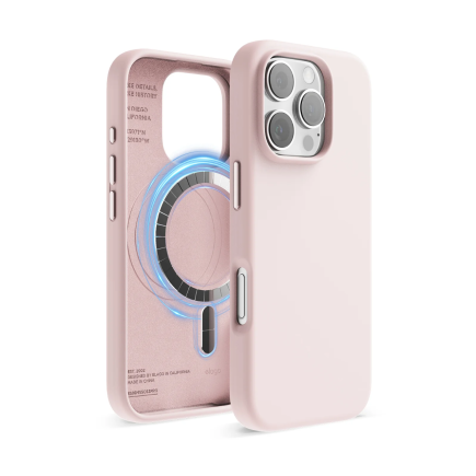 Гибридный силиконовый чехол elago Magnetic Silicone Case для iPhone 16 Pro - фото 4